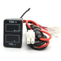 Car Temperature meter voltage Gauge DC 12V Car